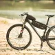 Rockbros AS-019-1 dviračio rėmo krepšys 1.6 l, juodas