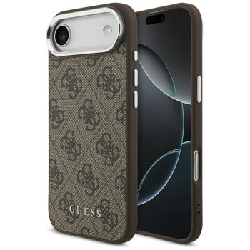 Guess 4G Classic Logo MagSafe dėklas telefonui iPhone Air, rudas