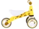 Ecotoys LB1603 YELLOW balansinis dviratukas vaikams, Žirafa, geltonas