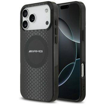 Mercedes AMG Double Layer MagSafe dėklas iPhone 17 Pro Max telefonui, juodas