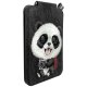 Nimmy Cute Pets 2.0 Panda magnetinis dėklas-piniginė su stovu, juodas