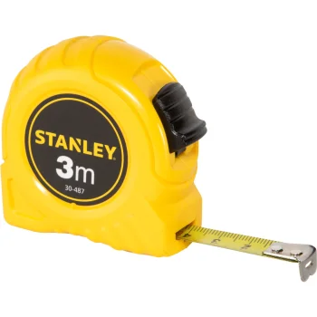 Ruletė Stanley 1-30-487, 3 m x 12,7 mm, geltona/juoda