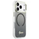 Guess IML Gradient Script MagSafe dėklas iPhone 17 Pro telefonui, Juodas