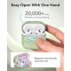 Ausinių dėklas ESR Pulse HaloLock MagSafe skirtas Apple AirPods 4 / 5, šviesiai žalias
