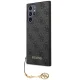 „Guess 4G Charms“ dėklas, skirtas Samsung Galaxy S24 Ultra, juodas