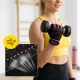 4FIZJO treniruočių pirštinės su riešo apsauga S, rožinės