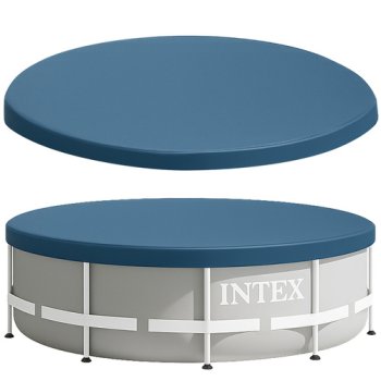 Intex 28030 Pool Cover 305 cm, Dark Blue