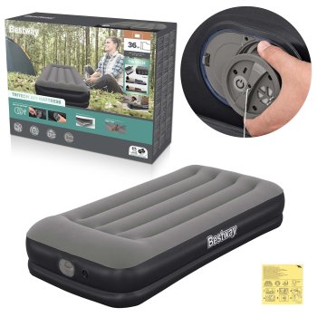 Pripučiamas čiužinys su integruota pompa Bestway 671Bt, 191x97x36 cm