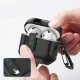 Tech-Protect Carbonox dėklas AirPods 4 ausinėms, juodas