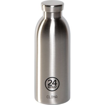 Termo gertuvė 24Bottles Clima Bottle Brushed Steel, 500 ml