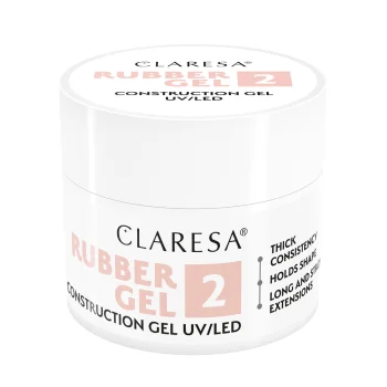 Claresa Rubber Gel Builder Nail Gel, Shade 2, 90g
