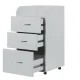 ACTIVESHOP Kombi Cosmetic Cabinet, Grey