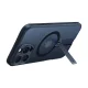 Torras Pstand Spin dėklas telefonui iPhone 16 Pro Max su stovu, juodas