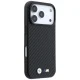 BMW M Carbon Metal Logo MagSafe dėklas iPhone 18 Pro Max, juodas