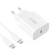 Tech-Protect NC20W PD 20W USB-C įkroviklis su USB-C laidu, baltas