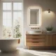 ModernHome LED vonios veidrodis 50x70 cm su jutikliniu jungikliu
