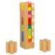 Edukacinė medinė Montessori dėlionė, spalvinga