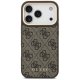 Guess 4G dėklas su MagSafe pinigine iPhone 17 Pro, rudas