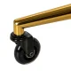 Hairdresser Stool Gabbiano D054G Black and Gold
