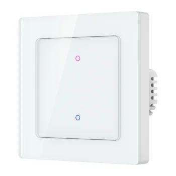 Išmanusis jutiklinis šviesos jungiklis Avatto TS20-EU-W2, 2 kanalų, WiFi