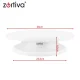 Besisukantis tortų stovas Ruhhy 28 cm su 3 mentelėmis, baltas
