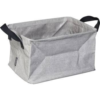 Sulankstomas skalbinių krepšys Brabantia, 35 l, pilkas