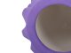 Rifliuotas masažinis volelis EVA, 32 cm, violetinis