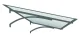 Tiesus stogelis STARKEDACH T-160, 160 x 100 x 30 cm, tamsiai pilkas