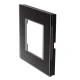 Stiklinis montavimo rėmelis Maclean MCE730B, vienvietis, 86 x 86 mm, juodas
