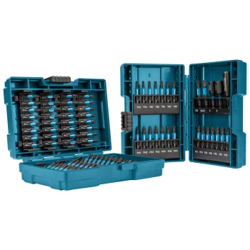Sukimo antgalių rinkinys Makita E-03109 Impact Black, 90 vnt.