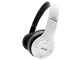 Belaidės ausinės P47 su Bluetooth, mikrofonu ir FM radiju, baltos