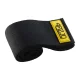Audinio pasipriešinimo juosta 4Fizjo 126 Hip Band, 10-15 kg, juoda/geltona