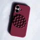 Silikoninis dėklas Silicone Stick skirtas iPhone 16 Pro 6,3\", bordo
