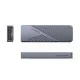 Orico CNM2-G20 M.2 NVMe SSD išorinis dėklas USB-C 3.2 20Gb/s, pilkas
