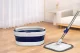 360° Flat Spin Mop with Collapsible Bucket and 2 Microfiber Pads