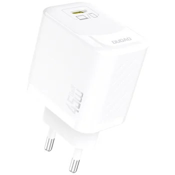 Dudao A28 45W GaN USB-C įkroviklis, baltas