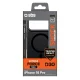 SBS D3O Force dėklas telefonui iPhone 18 Pro su MagSafe palaikymu, juodas