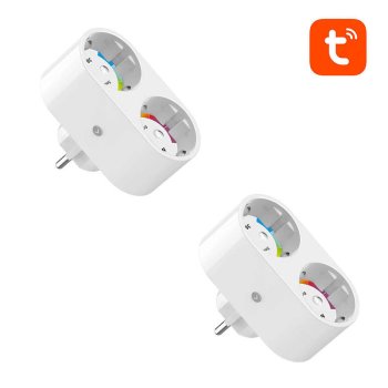 Išmanusis kištukinis lizdas Gosund SP211 Dual Smart Plug WiFi 3500W Tuya, 2 vnt.