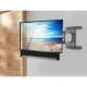 Soundbar laikiklis prie TV Maclean MC-912, iki 15kg, juodas