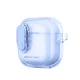 Ausinių dėklas AmazingThing Minimal, skirtas Apple AirPods 4, ultramarinas