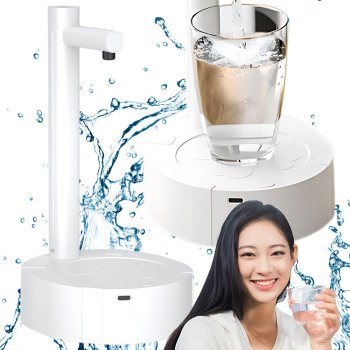 Automatic Water Dispenser Pump for Bottles, Rechargeable via USB