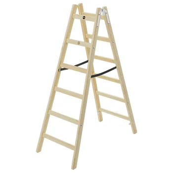 Medinės dvipusės kopėčios Hailo H40 StandardLine 2x6