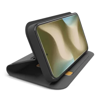 Atverčiamasis dėklas SBS Wallet Smooth skirtas Xiaomi Redmi Note 15 Pro 4G, juodas