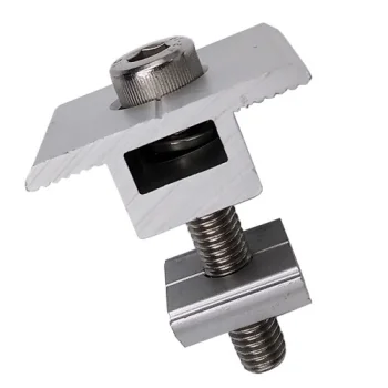 Vidurinis gnybtas saulės moduliams, aliuminis, 30 mm