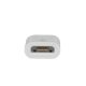 „Micro USB“ į „Lightning“ adapteris Baltas