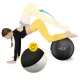 Exercise Ball 4FIZJO Reh Ball 55 cm, Black