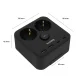Huslog HUS1055 ilgintuvas su telefono laikikliu, 2x AC, 4x USB, 1.4m, juodas