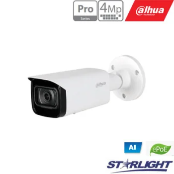 IP AI tinklo vaizdo kamera 4MP 2K IPC-HFW5442T-ASE (3.6mm)