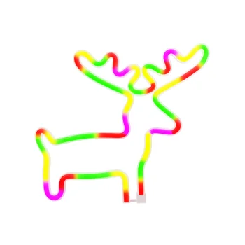Forever Light LED neonas Moose, daugiaspalvis, USB / baterijos