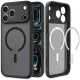 Spigen Ultra Hybrid MagSafe dėklas iPhone 18 Pro / 17 Pro, frost black